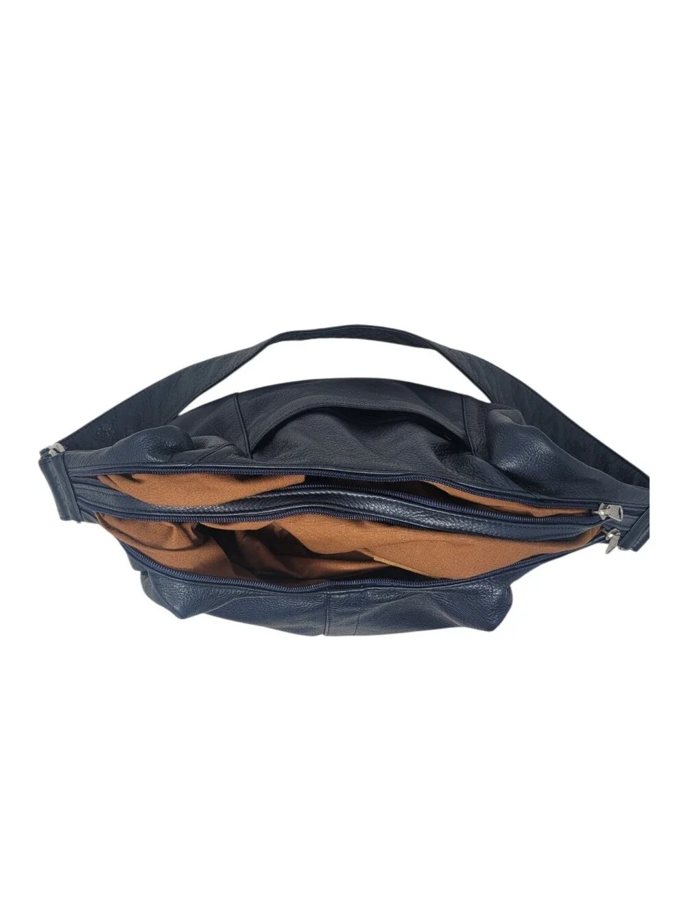 Coronada Blue Leather Hobo Concealed Carry